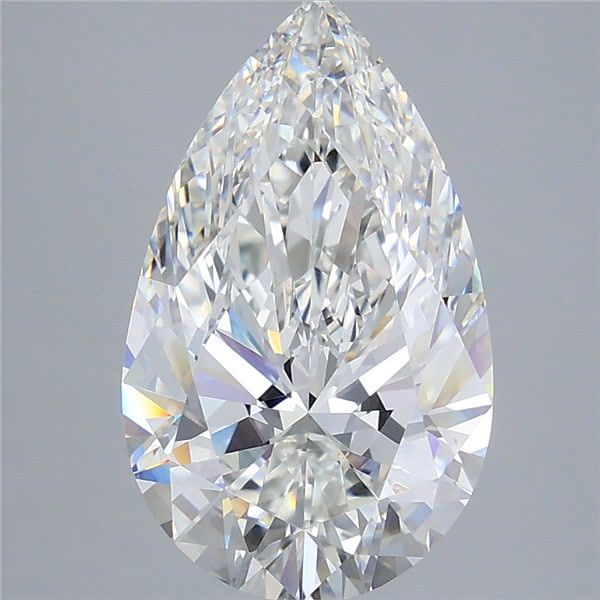 5.08ct Pear F VVS2 Lab-Grown Diamond