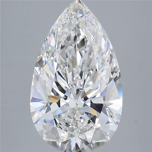 6.08ct Pear F VVS2 Lab-Grown Diamond