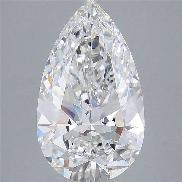 6.08ct Pear F VVS2 Lab-Grown Diamond
