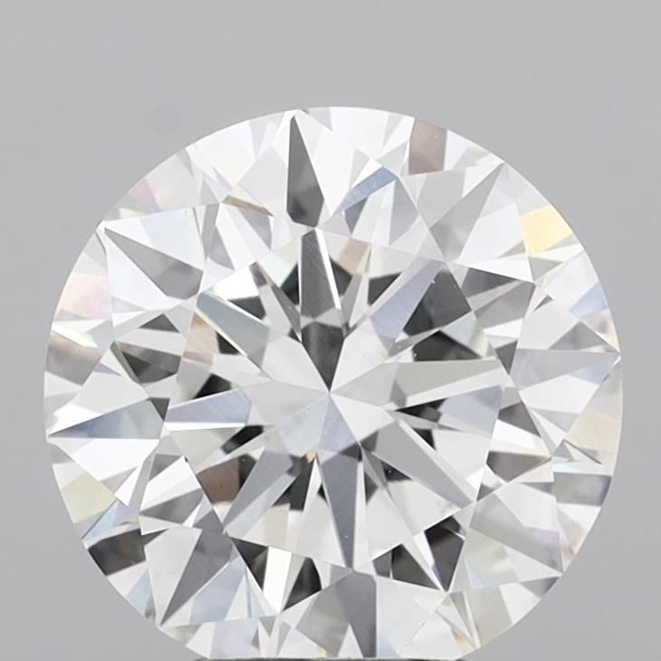 3.99ct Round E VVS2 Lab-Grown Diamond