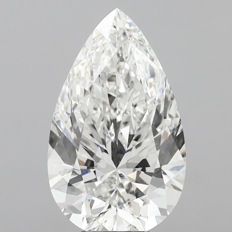 6.05ct Pear F VVS2 Lab-Grown Diamond