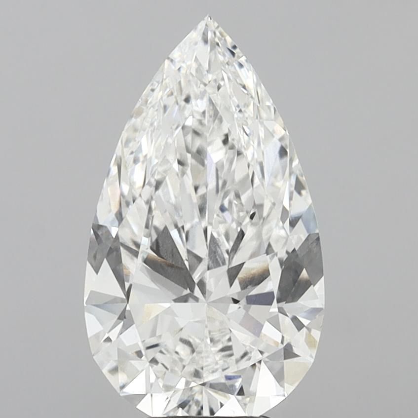 6.08ct Pear F VVS2 Lab-Grown Diamond