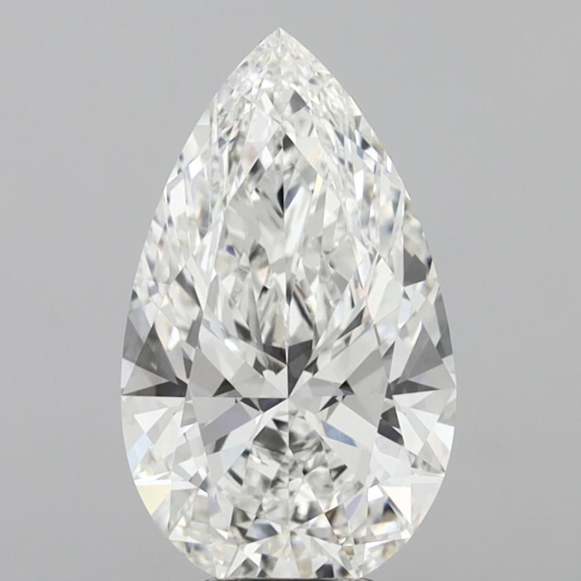 6.09ct Pear F VVS2 Lab-Grown Diamond