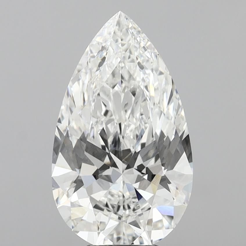 6.08ct Pear F VVS2 Lab-Grown Diamond
