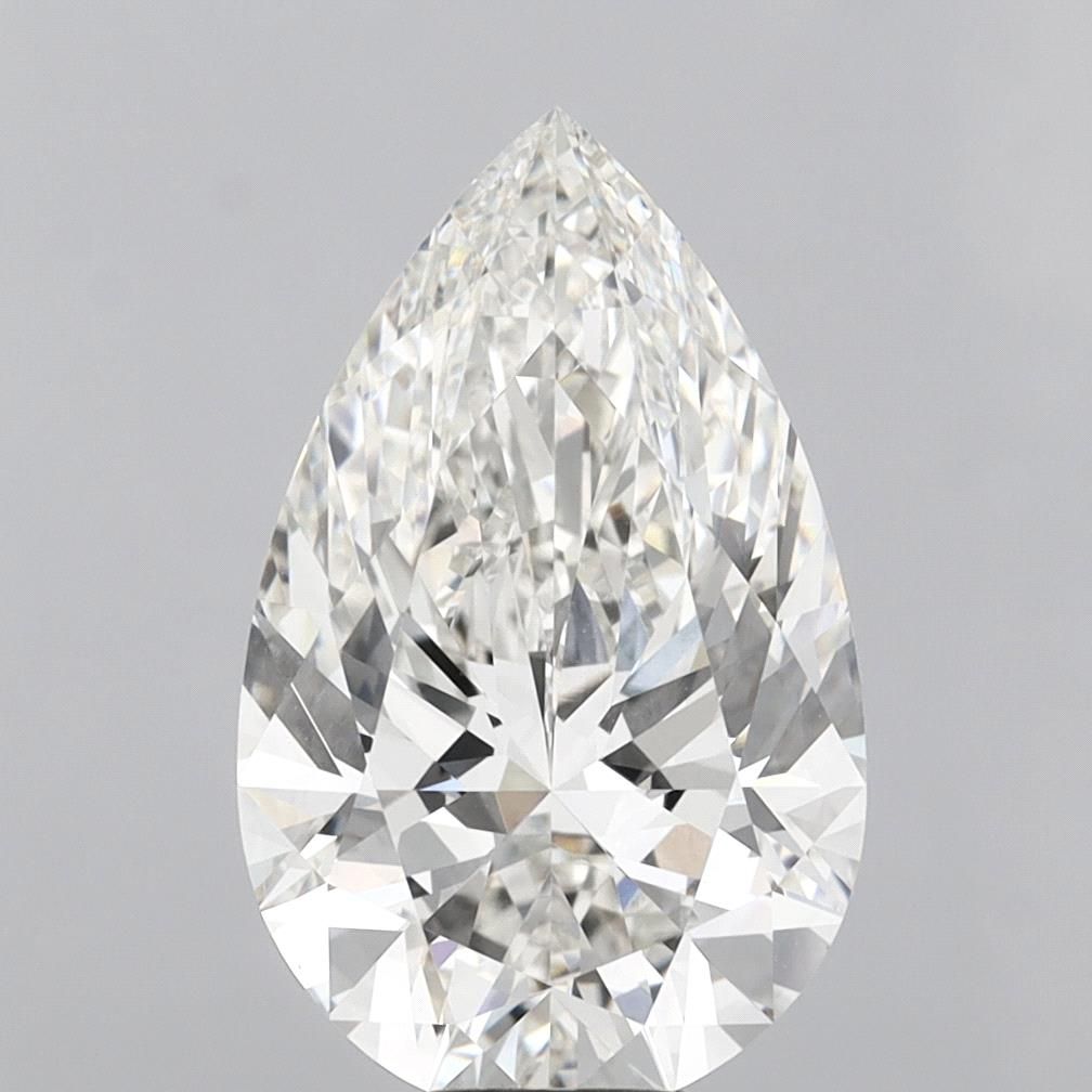 10.03 Carat PEAR Shape G Colour VVS2 Clarity  Cut - White Lab Diamond - 2317312