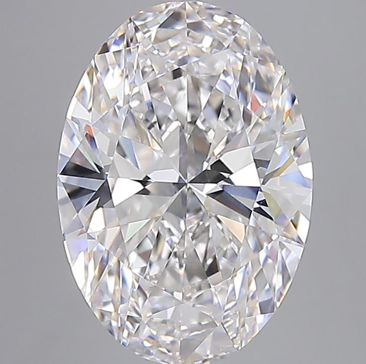 6.58ct Oval F VVS2 Lab-Grown Diamond