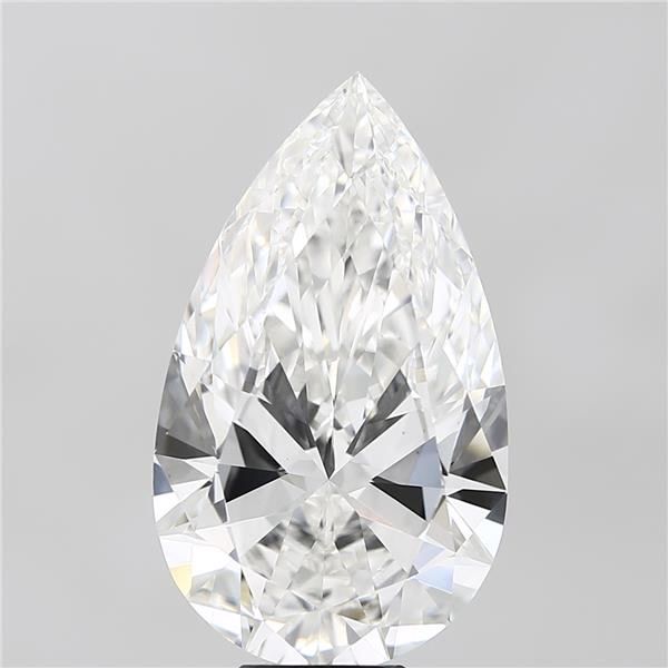 9.57 Carat PEAR Shape E Colour VVS2 Clarity  Cut - White Lab Diamond - 1578379