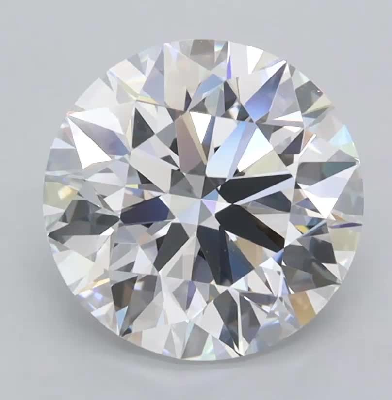 2.7ct Round D VVS1 Lab-Grown Diamond