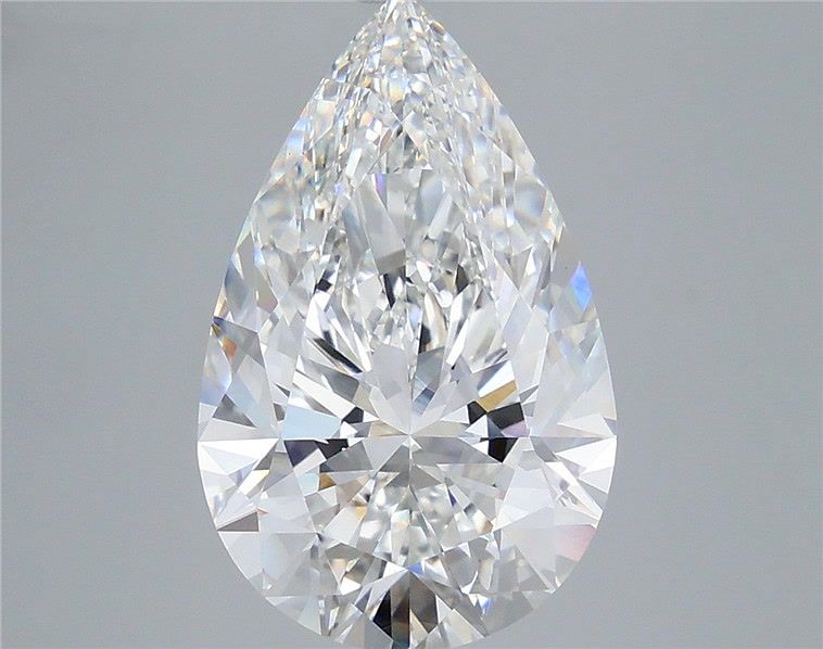 6.58ct Pear E VVS2 Lab-Grown Diamond