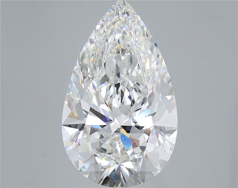 10.08 Carat PEAR Shape F Colour VS1 Clarity  Cut - White Lab Diamond - 1619106