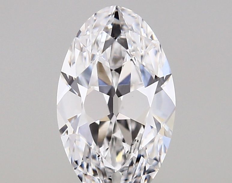 1.37ct Moval D VVS2 Lab-Grown Diamond
