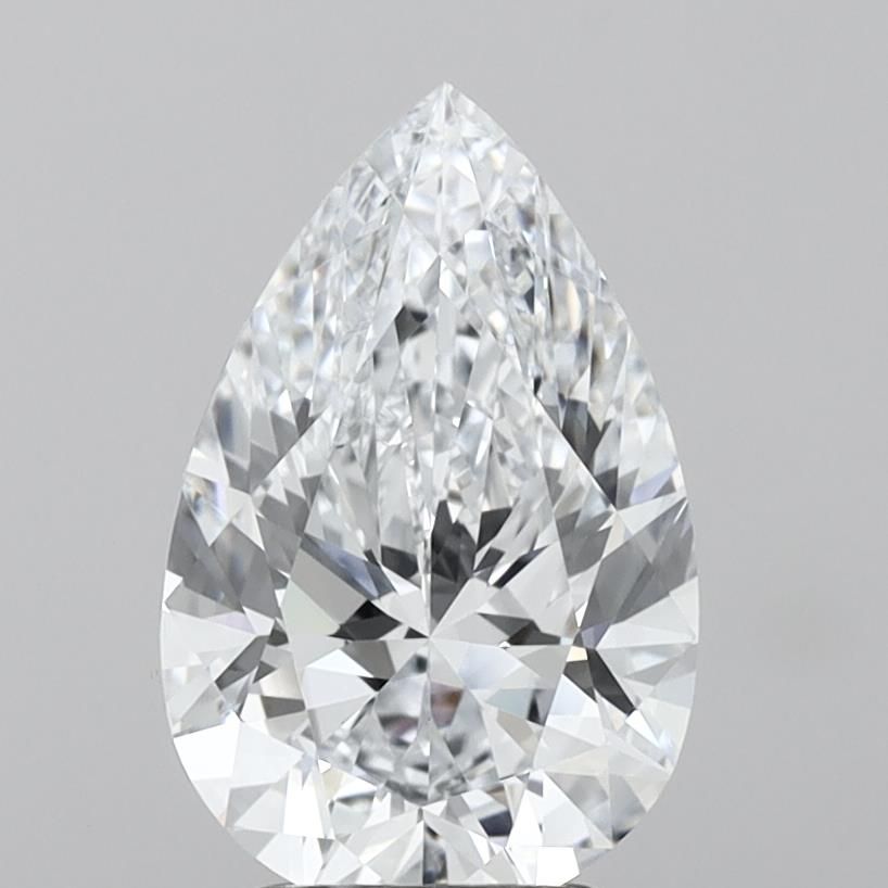 3.02ct Pear F VVS2 Lab-Grown Diamond
