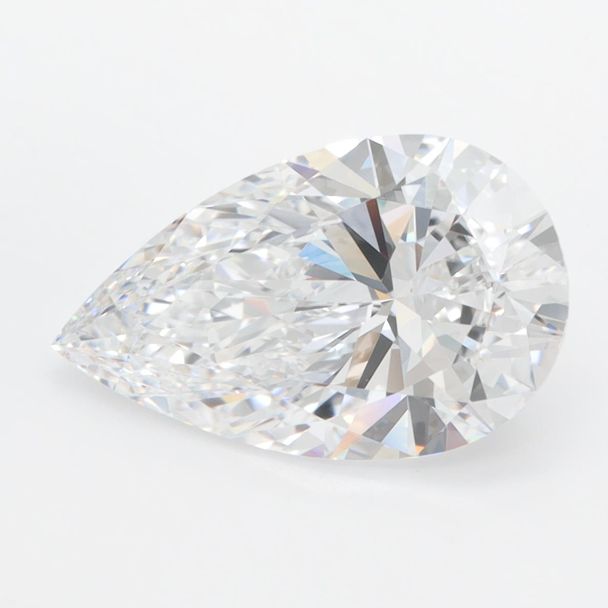 3.08ct Pear D FL Lab-Grown Diamond
