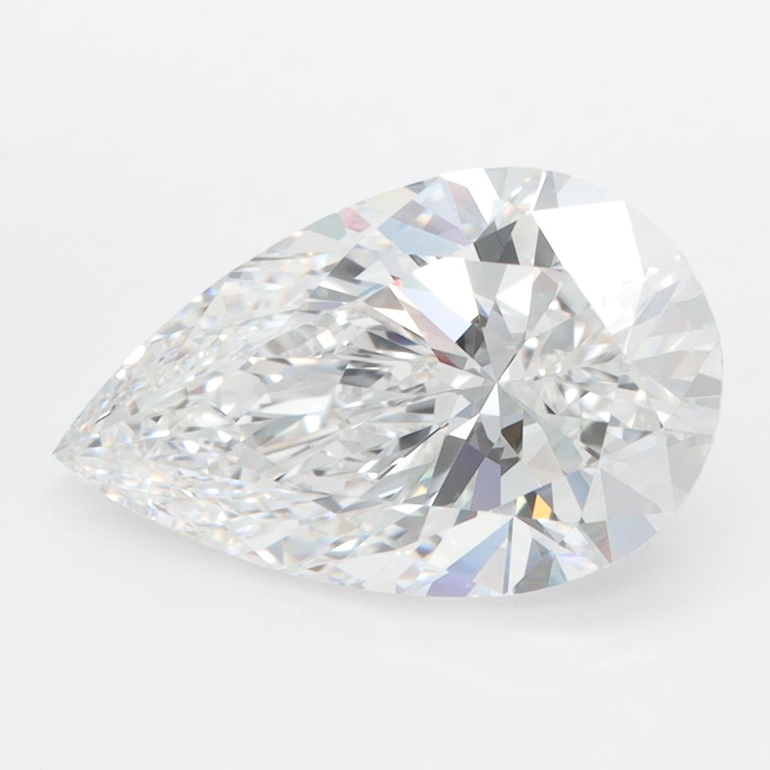 3.47ct Pear D IF Lab-Grown Diamond