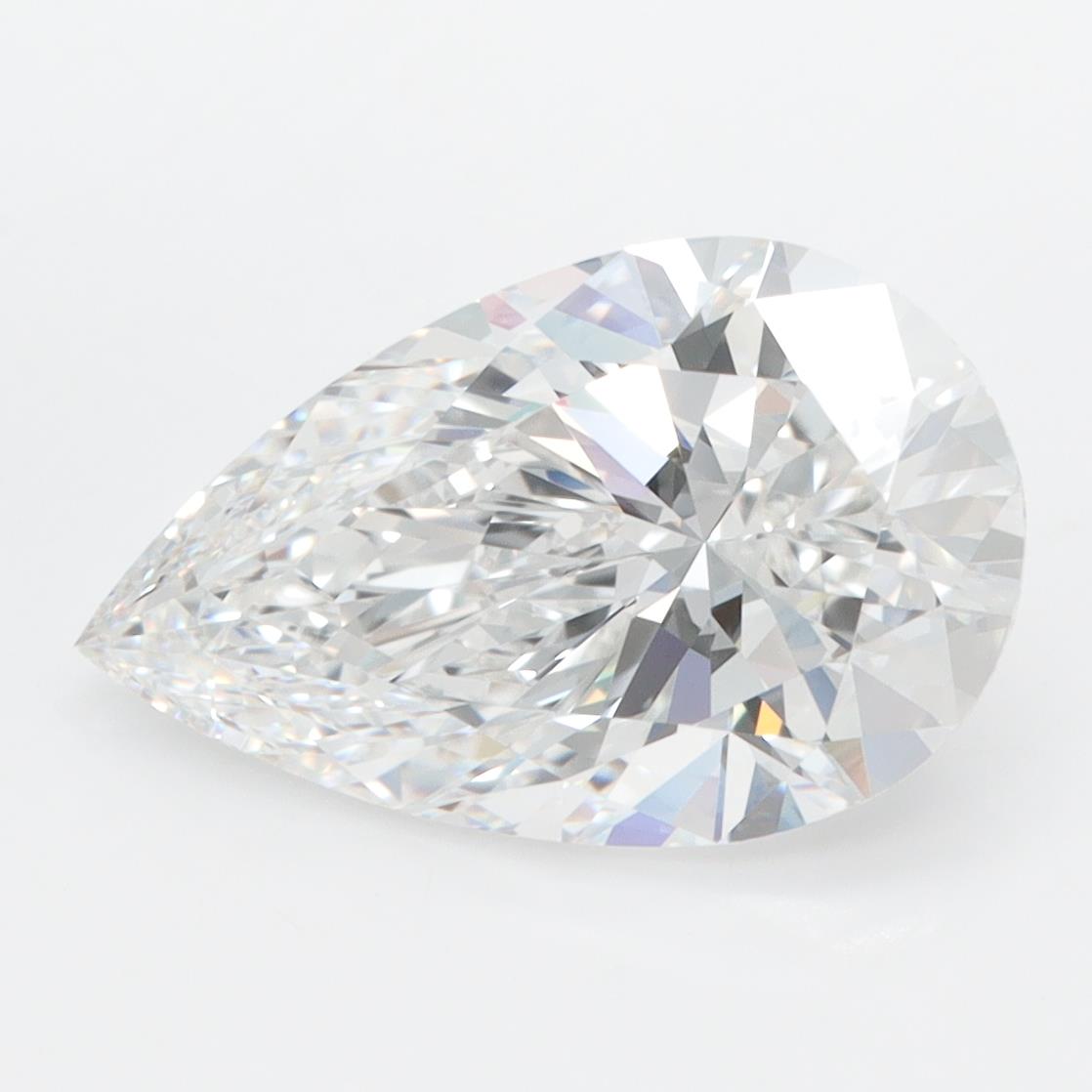 3.05ct Pear D FL Lab-Grown Diamond