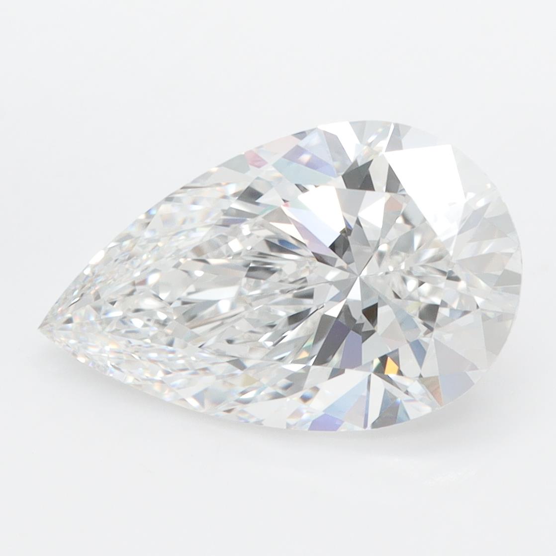 3.09ct Pear D VVS1 Lab-Grown Diamond