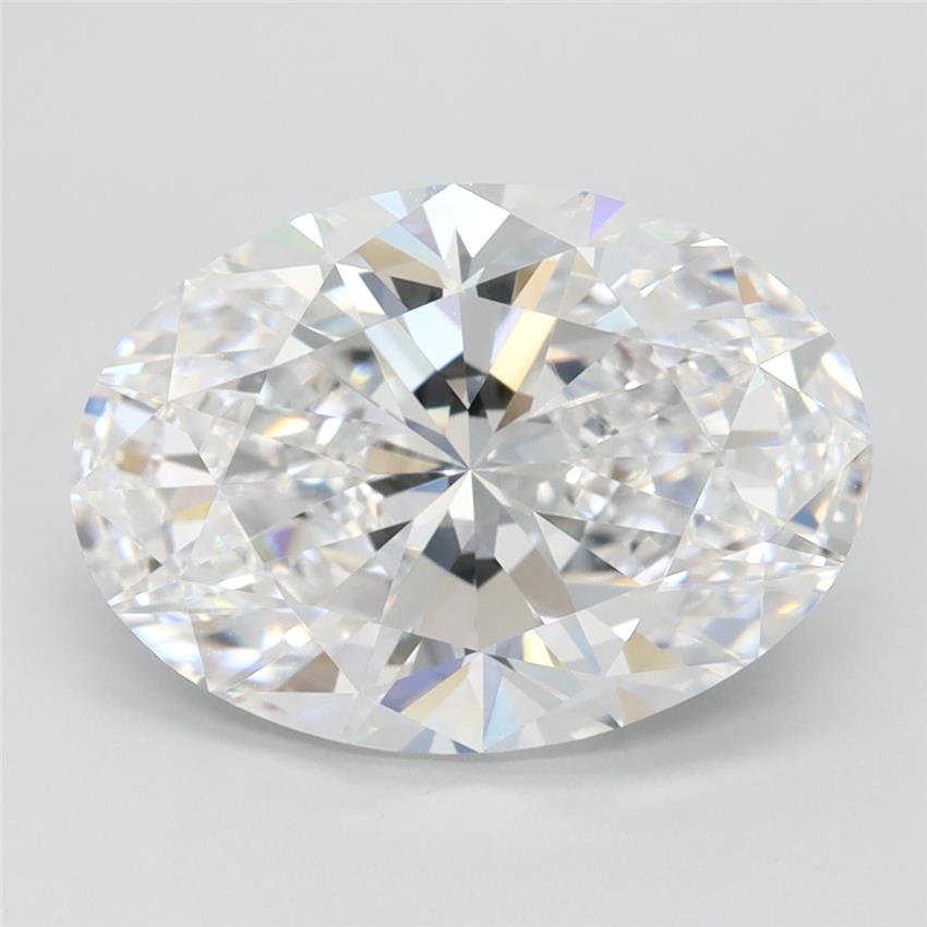 3.15ct Oval D IF Lab-Grown Diamond