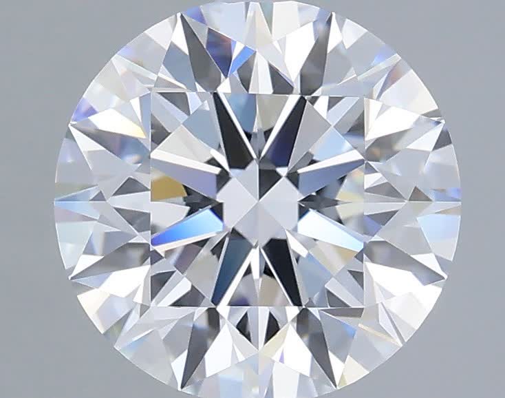 2.5ct Round D VVS1 Lab-Grown Diamond