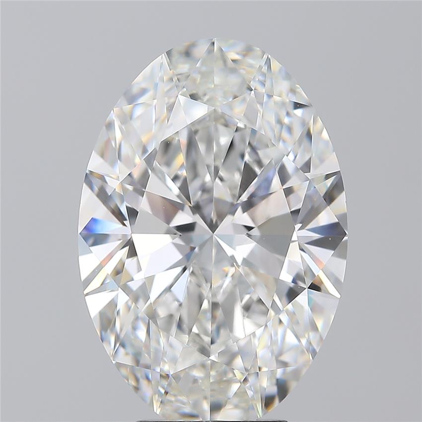 6.1ct Oval F VVS2 Lab-Grown Diamond