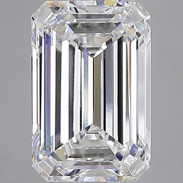 16.73 Carat EMERALD Shape F Colour VVS2 Clarity  Cut - White Lab Diamond - 1303510