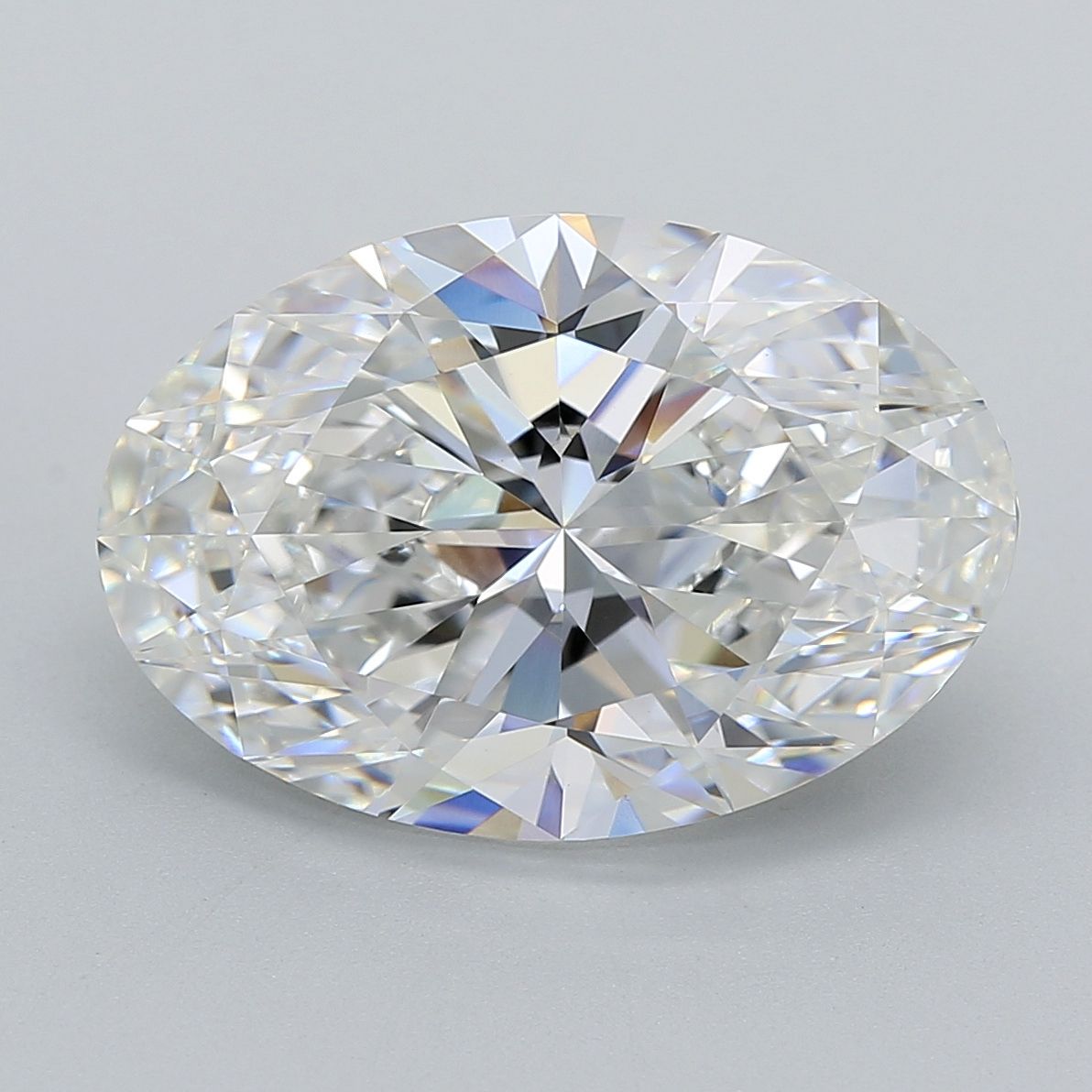 6.53ct Oval F VVS2 Lab-Grown Diamond