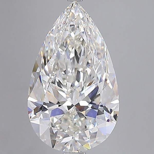 10.53 Carat PEAR Shape G Colour VS2 Clarity  Cut - White Lab Diamond - 1350339