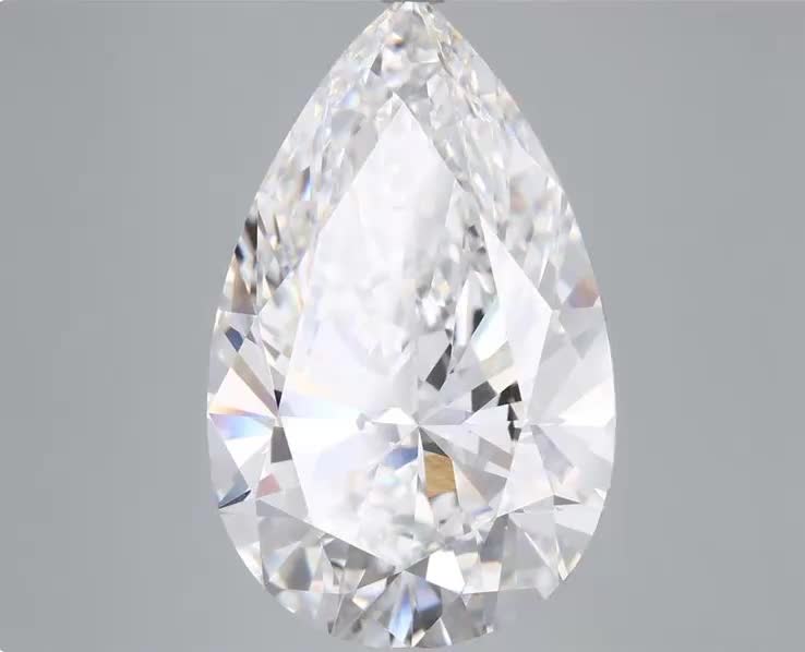 9.07ct Pear E VVS2 Lab-Grown Diamond