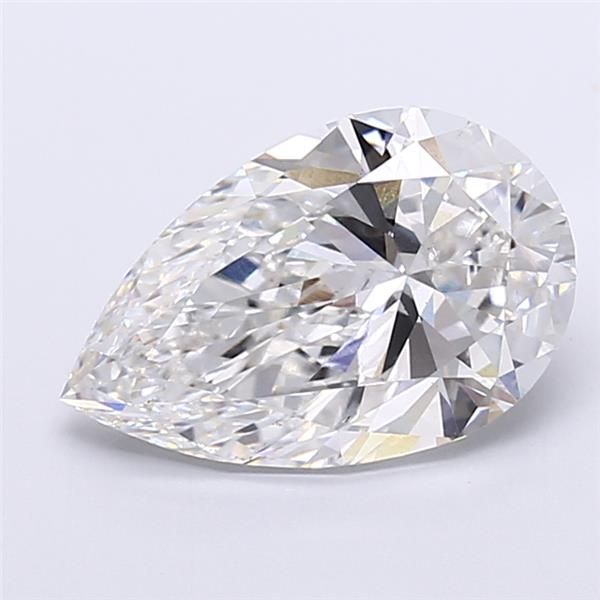 6.21ct Pear F VS1 Lab-Grown Diamond