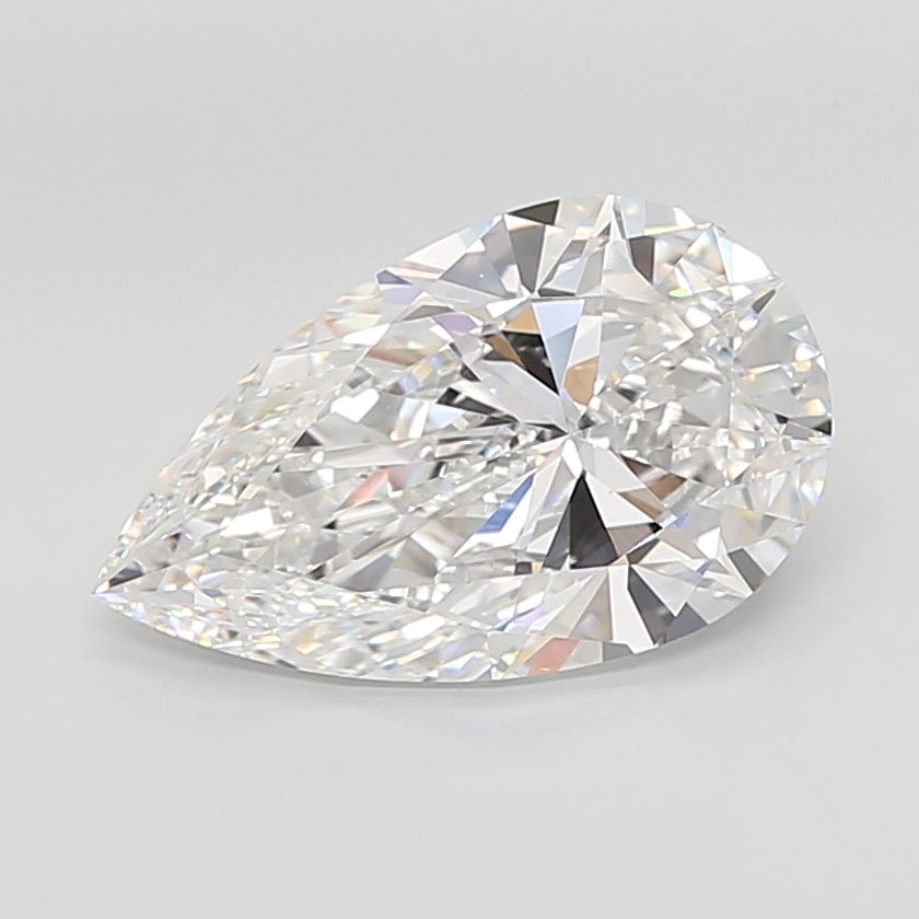 10.04 Carat PEAR Shape F Colour VVS2 Clarity  Cut - White Lab Diamond - 1332481