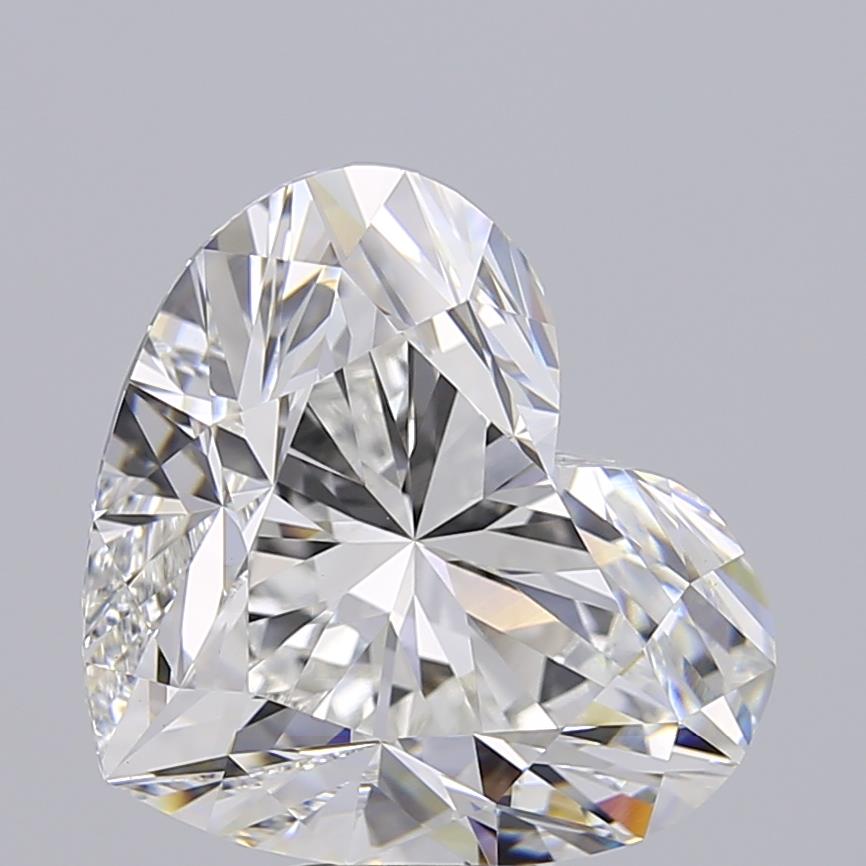 9.57ct Heart F VVS2 Lab-Grown Diamond