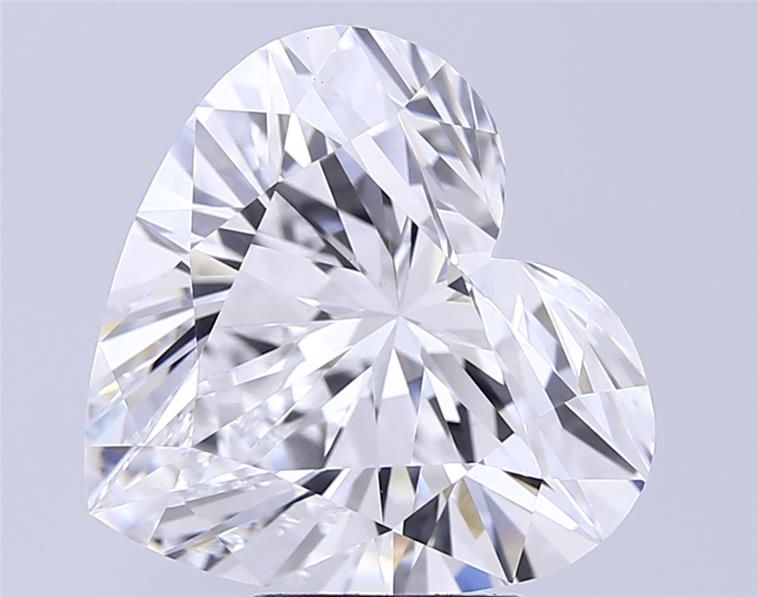 7.08ct Heart E VVS2 Lab-Grown Diamond