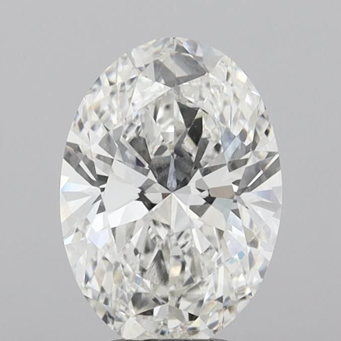 4.1ct Oval F VVS2 Lab-Grown Diamond