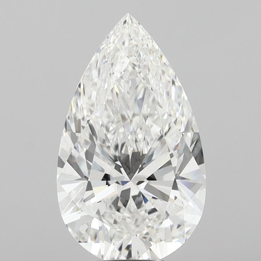7.09ct Pear F VVS2 Lab-Grown Diamond
