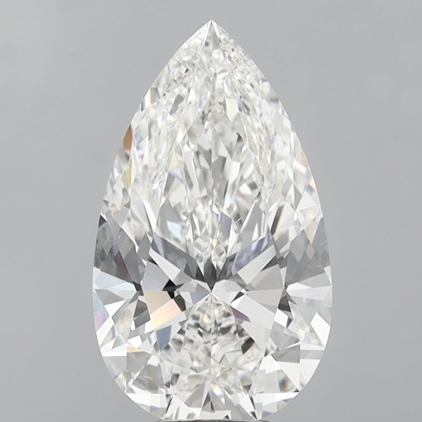 6.09ct Pear F VVS2 Lab-Grown Diamond