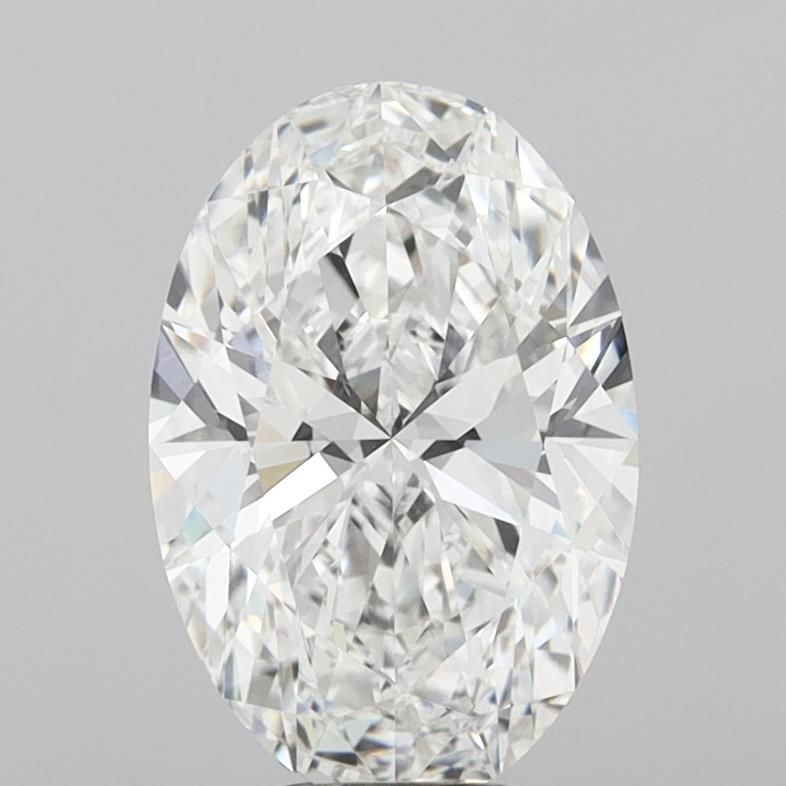 6.08ct Oval F VVS2 Lab-Grown Diamond