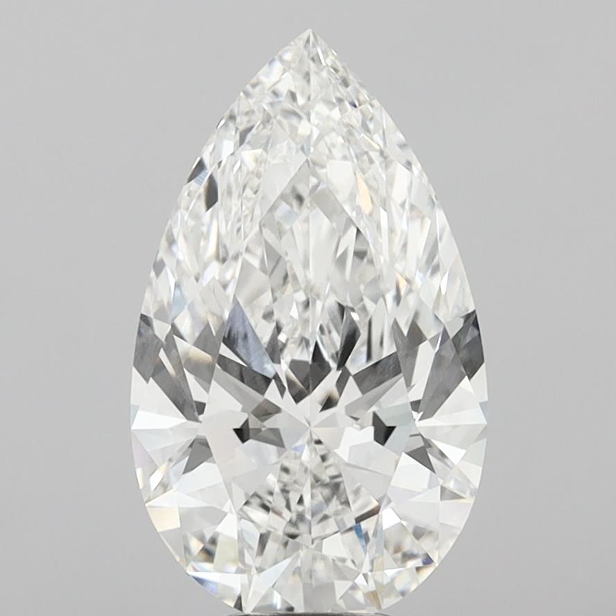 7.08ct Pear F VVS2 Lab-Grown Diamond