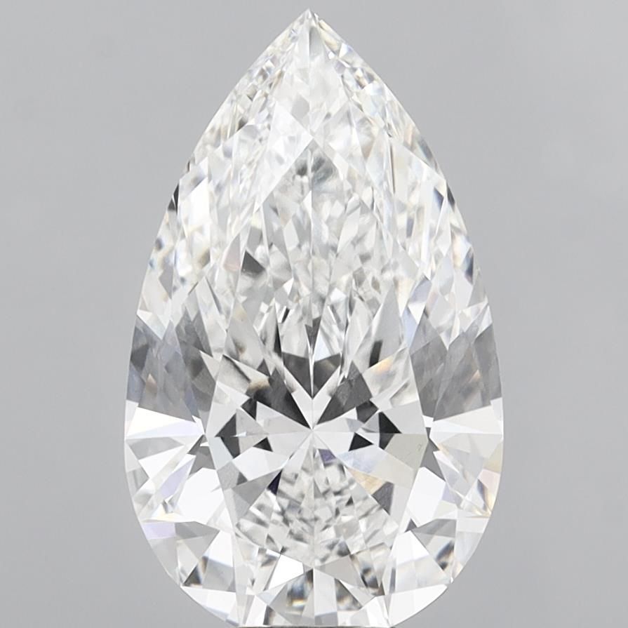 8.08ct Pear E VVS2 Lab-Grown Diamond