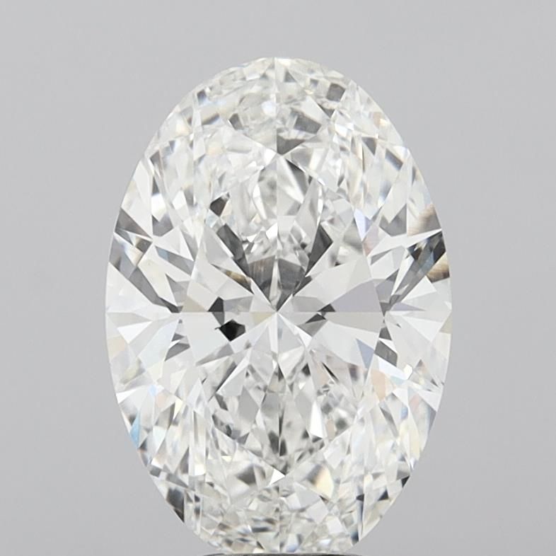 6.06ct Oval F VVS2 Lab-Grown Diamond