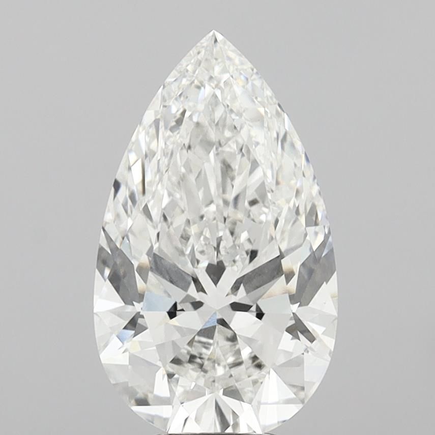6.05ct Pear F VVS2 Lab-Grown Diamond
