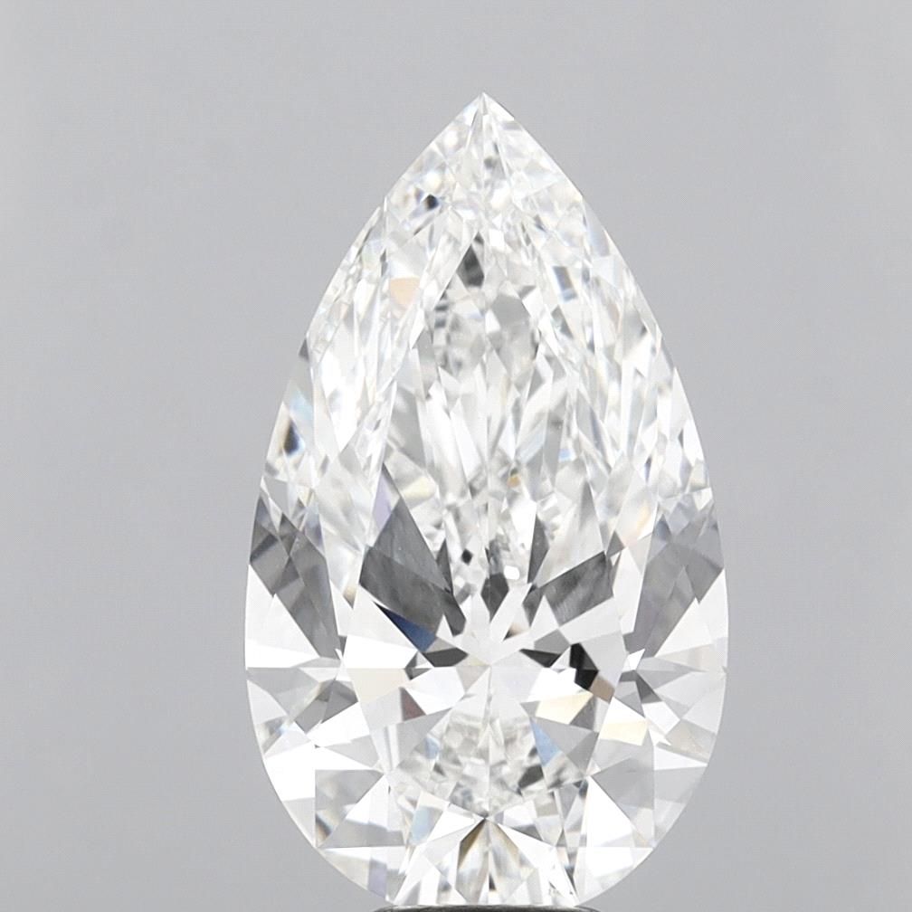 8.06ct Pear F VVS2 Lab-Grown Diamond