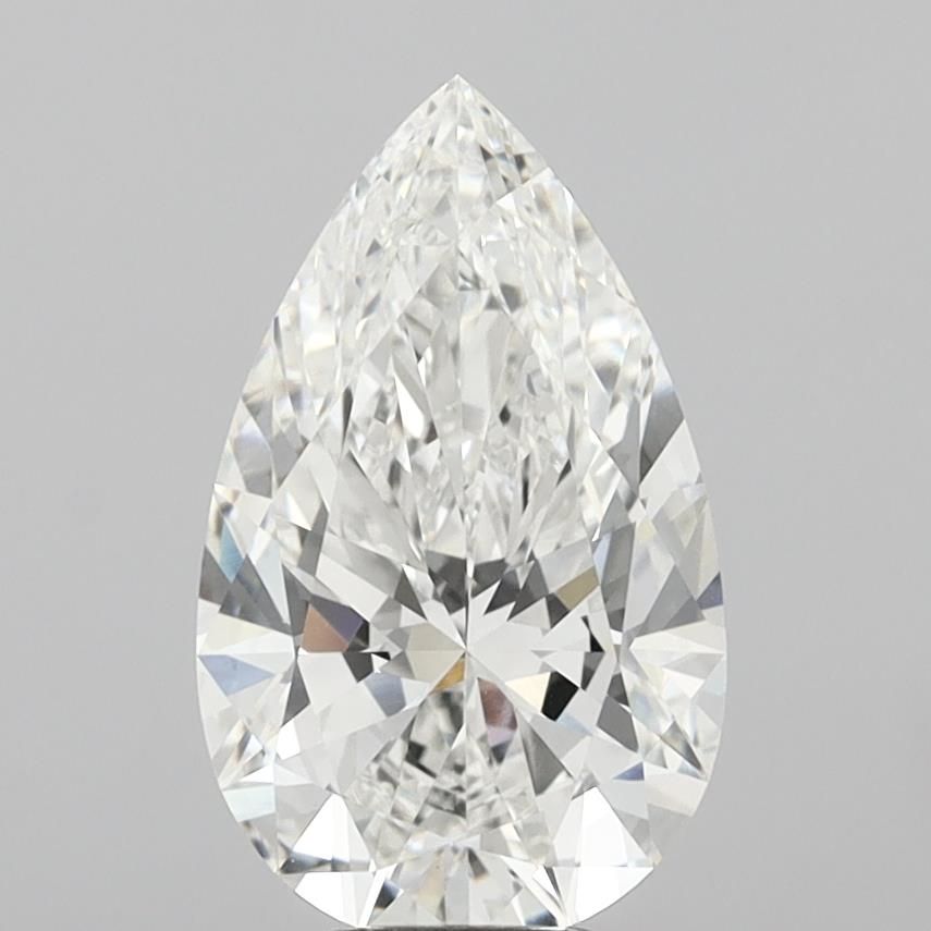 6.08ct Pear F VVS2 Lab-Grown Diamond