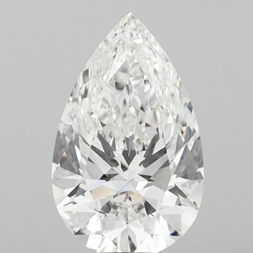 6.02ct Pear F VVS2 Lab-Grown Diamond