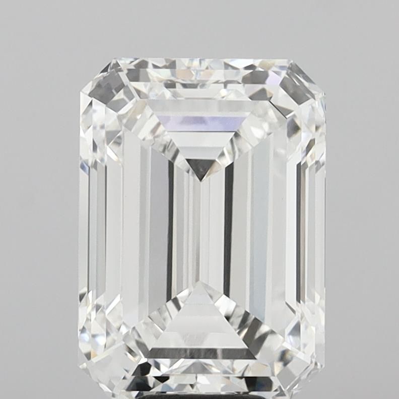 9.56 Carat EMERALD Shape F Colour VVS2 Clarity  Cut - White Lab Diamond - 1637604