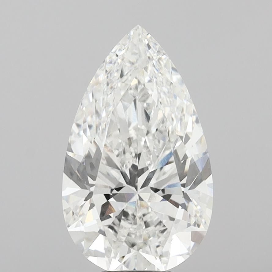 6.58ct Pear E VVS2 Lab-Grown Diamond