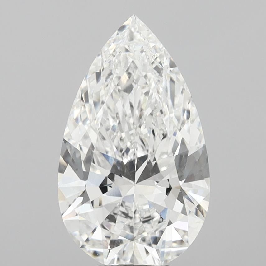 6.1ct Pear E VVS2 Lab-Grown Diamond