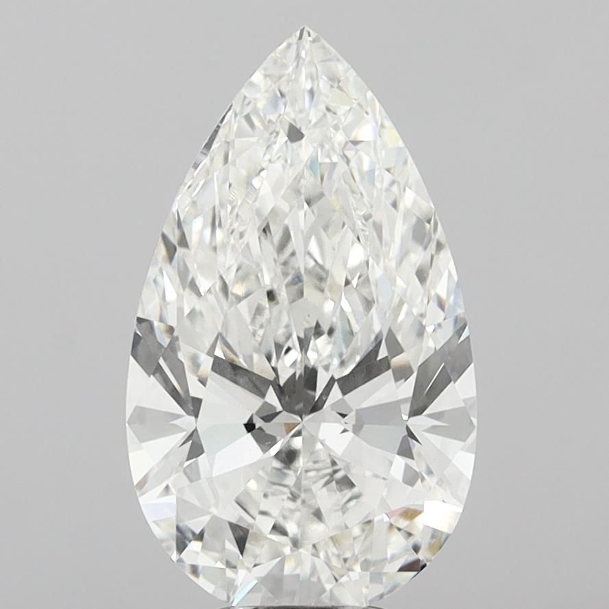 7.07ct Pear F VVS2 Lab-Grown Diamond