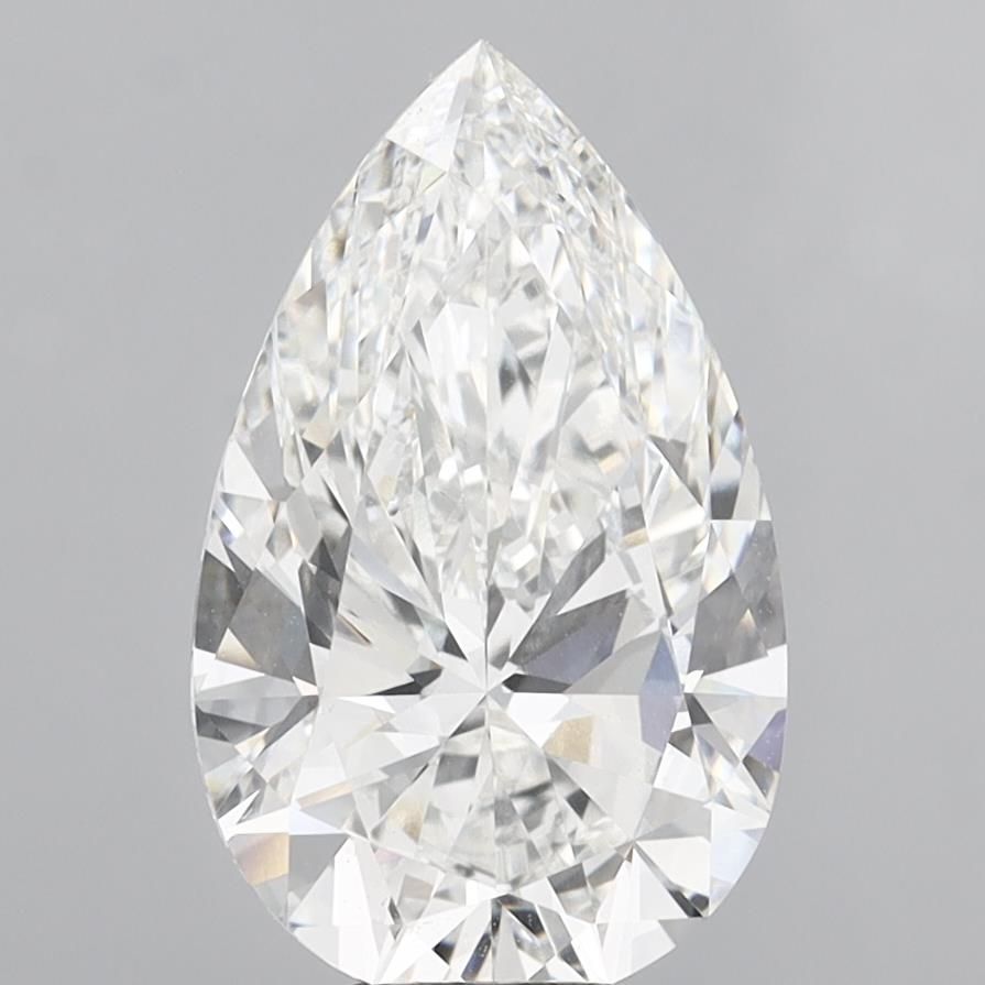 8.54ct Pear F VVS2 Lab-Grown Diamond