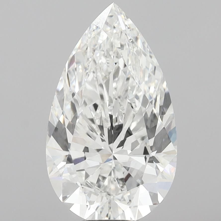 8.08ct Pear F VVS2 Lab-Grown Diamond