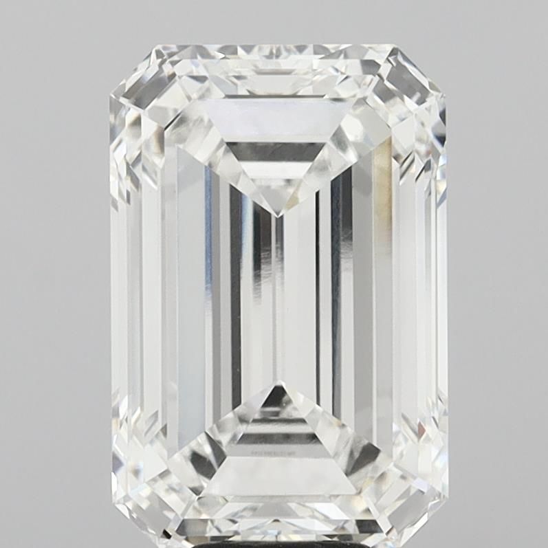 10.55 Carat EMERALD Shape F Colour VVS2 Clarity  Cut - White Lab Diamond - 1749201
