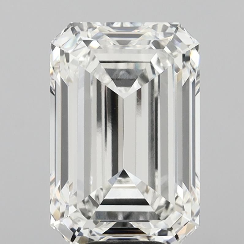 10.58 Carat EMERALD Shape F Colour VVS2 Clarity  Cut - White Lab Diamond - 1749203
